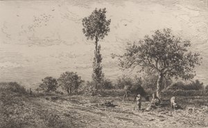 風景、1864年。