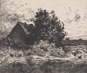 ブッシュ・カーカシエ、カリフォルニア州。 1875-80。 作： Charles Emile Jacque