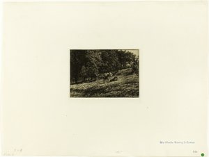 オーチャード 作： Charles Emile Jacque