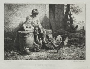 小、小 作： Charles Emile Jacque