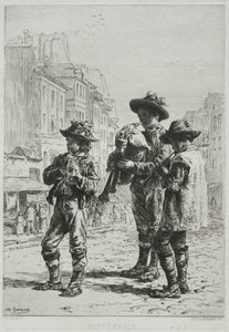 ピフェラリス。 作： Charles Emile Jacque