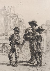 ピッフェラリス、1864年。 作： Charles Emile Jacque