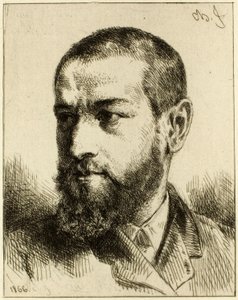 JJの肖像 ギフリー 作： Charles Emile Jacque