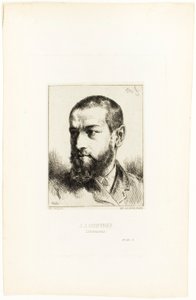 JJの肖像 ギフリー 作： Charles Emile Jacque