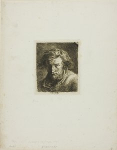 アーティストの肖像 作： Charles Emile Jacque