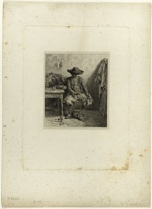 壊れたクロック 作： Charles Emile Jacque