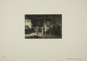ファリアーズ・ショップ 作： Charles Emile Jacque
