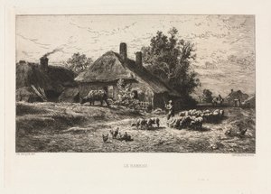 ハムレット 作： Charles Emile Jacque