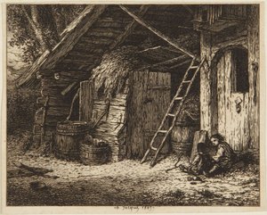  作： Charles Emile Jacque