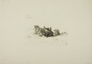 小さな家々、ケルカシエ 作： Charles Emile Jacque