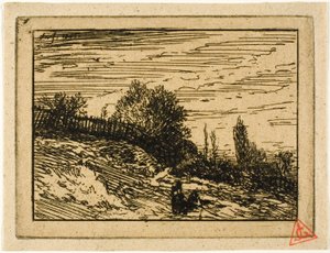 茂み 作： Charles Emile Jacque