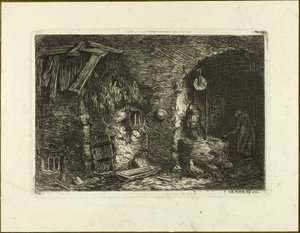 ザ・ウェル 作： Charles Emile Jacque