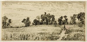 小麦畑 作： Charles Emile Jacque