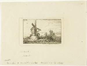 風車 作： Charles Emile Jacque