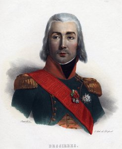 Jean Baptiste (Jean-Baptiste) Bessieres (1768-1813) の肖像、フランス元帥 - Mauraisse、Charles Emile (1799-1852) - 1835 - リトグラフ、水彩 - 32x24 - プライベート コレクション