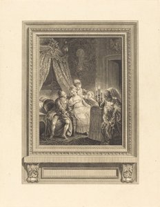 夜 作： Charles Emmanuel Patas after Charles Eisen