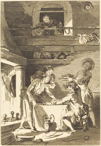 うなぎのパテ 作： Charles Emmanuel Patas after Jean Honoré Fragonard