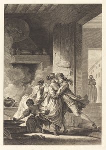 私たちはすべてを考えることはありません 作： Charles Emmanuel Patas after Jean Honoré Fragonard