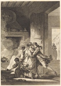 私たちはすべてを考えることはありません 作： Charles Emmanuel Patas after Jean Honoré Fragonard