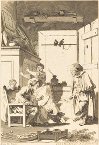 ベルフェゴール 作： Charles Emmanuel Patas and Antoine Jean Duclos after Jean Honoré Fragonard