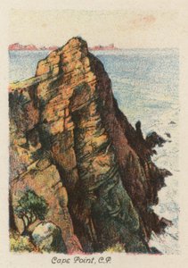 南アフリカケープポイント、CP（カラーリトグラフ） 作： Charles Ernest Peers