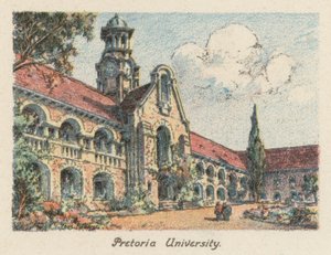 南アフリカプレトリア大学（カラーリトグラフ） 作： Charles Ernest Peers