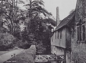 Ightham Mote（モノクロ写真
