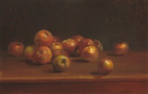 りんごのある静物、1886年。 作： Charles Ethan Porter