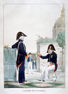 アンヴァリッドの制服、1823年、フランス 作： Charles Etienne Pierre Motte