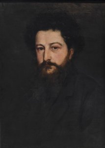 ウィリアム・モリスの30代の肖像（チャールズ・フェアファックス・マレー作 作： Charles Fairfax Murray