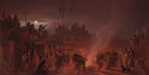 バッファローダンス 作： Charles Ferdinand Wimar