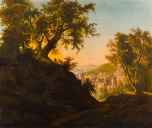 ハイデルベルク城 作： Charles Ferdinand Wimar