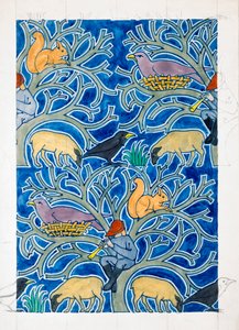 「動物のパイドパイパー」、c1870-1941 作： Charles Francis Annesley Voysey