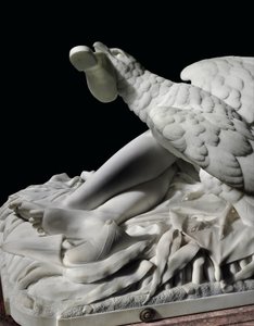 台座のロドピスの等身大フィギュア、1862 作： Charles Francis Fuller