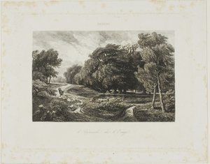 迫る嵐 作： Charles Francois Daubigny