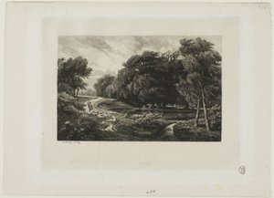 迫る嵐 作： Charles Francois Daubigny