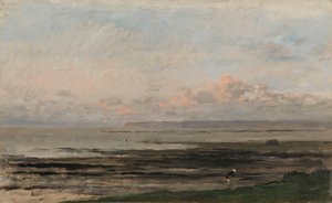 引き潮のビーチ 引き潮のビーチ 作： Charles Francois Daubigny