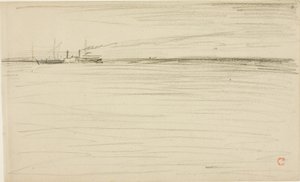 海峡を渡る 作： Charles Francois Daubigny