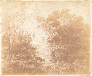 鹿 作： Charles Francois Daubigny