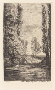 フェリー（ル・バック） 作： Charles Francois Daubigny