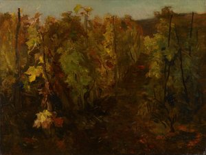 つる、1860-1863。 作： Charles Francois Daubigny