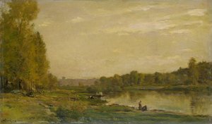 オワーズの風景 作： Charles Francois Daubigny