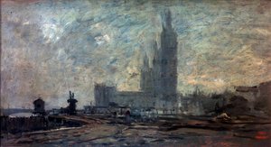 ロンドン、1866。 作： Charles Francois Daubigny