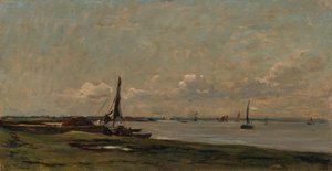 テムズの河口 作： Charles Francois Daubigny