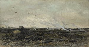 10月 作： Charles Francois Daubigny