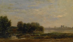 オワーズで 作： Charles Francois Daubigny