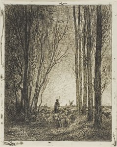 群れの帰還 作： Charles Francois Daubigny