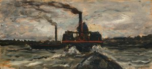 リバーボート 作： Charles Francois Daubigny