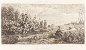 春 作： Charles Francois Daubigny