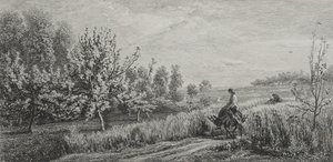 春、1857。 作： Charles Francois Daubigny